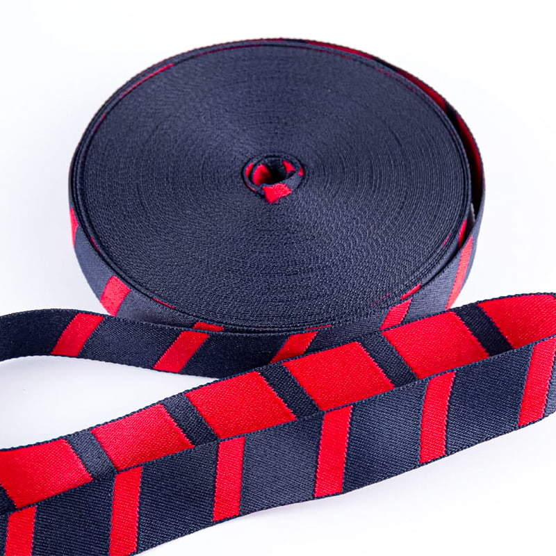 2 সেমি ঘন পলিয়েস্টার জ্যাকার্ড ওয়েবিং কার্টেন লাগেজ আনুষাঙ্গিক জন্য