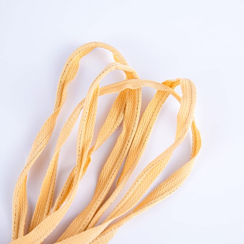 হোম টেক্সটাইল কার্টেন আনুষাঙ্গিক জন্য 1cm গোল্ড-থ্রেড পলিয়েস্টার ওয়েবিং