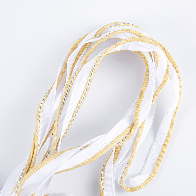 1.0 সেমি পলিয়েস্টার প্রতিফলিত টেপ কম্প্রেশন পরিধান প্রতিরোধের পোশাক আনুষাঙ্গিক জন্য