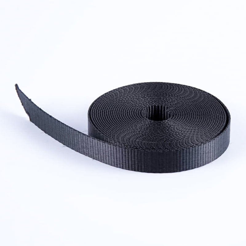 2.0cm শক্তিশালী শ্বাস-প্রশ্বাসের কঠিন রঙের পলিয়েস্টার ওয়েবিং