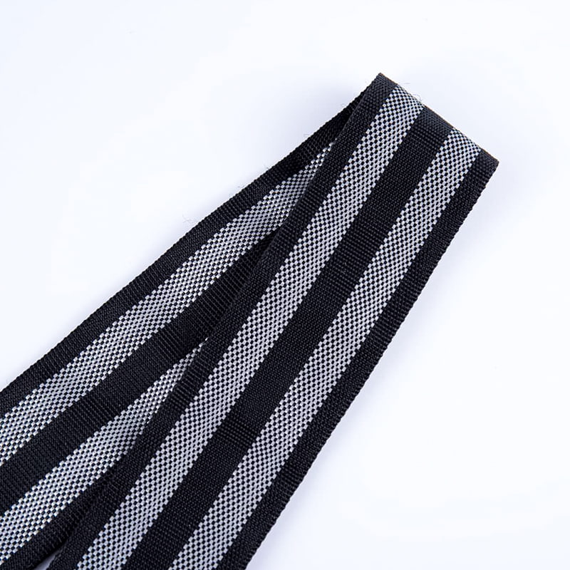 স্পোর্টস ক্যাম্পিং সরঞ্জামের আনুষাঙ্গিকগুলির জন্য 4.2 সেমি পলিপ্রোপিলিন রিফ্লেক্টিভ হোলো ওয়েবিং