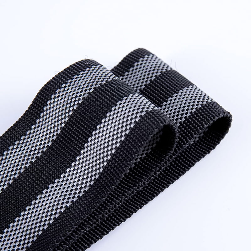 স্পোর্টস ক্যাম্পিং সরঞ্জামের আনুষাঙ্গিকগুলির জন্য 4.2 সেমি পলিপ্রোপিলিন রিফ্লেক্টিভ হোলো ওয়েবিং