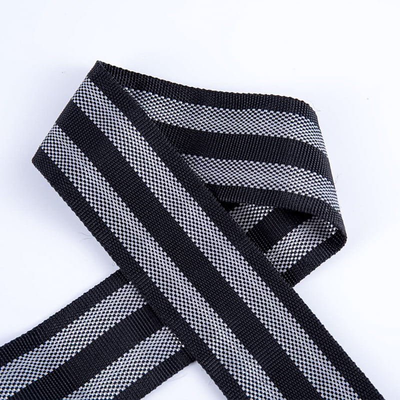 স্পোর্টস ক্যাম্পিং সরঞ্জামের আনুষাঙ্গিকগুলির জন্য 4.2 সেমি পলিপ্রোপিলিন রিফ্লেক্টিভ হোলো ওয়েবিং